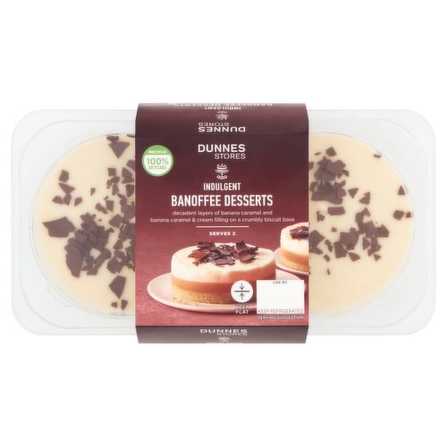Dunnes Stores Banoffee Desserts 2 x 125g (250g)