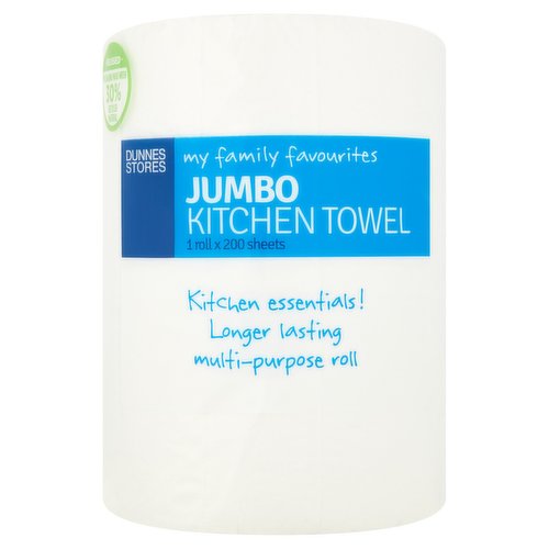 Dunnes Stores My Family Favourites Jumbo Kitchen Towel