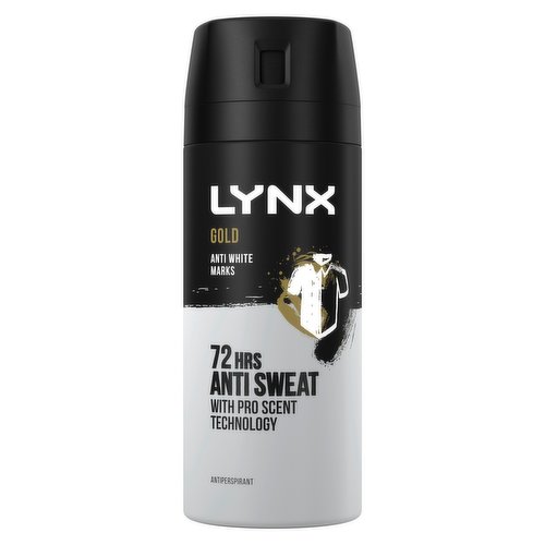 Lynx  Anti-perspirant Deodorant Spray Gold Anti White Marks 150 ml 