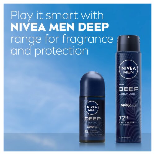 NIVEA DEEP Anti-perspirant Deodorant Spray 150ML - Dunnes Stores