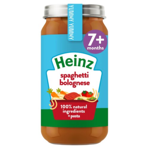 Heinz By Nature Spaghetti Bolognese Baby Food Jar 7+ Months 200g