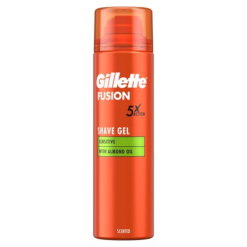 Gillette Fusion Shave Gel Sensitive, 200ml