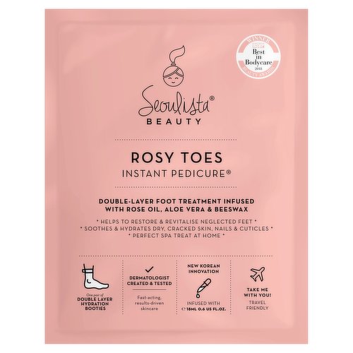 Seoulista Beauty Rosy Toes Instant Pedicure