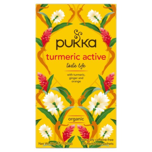 Pukka Organic Turmeric Active Herbal Tea 20s