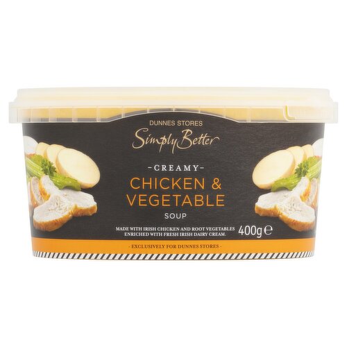 Dunnes Stores Simply Better Creamy Chicken & Vegetable Soup 400g