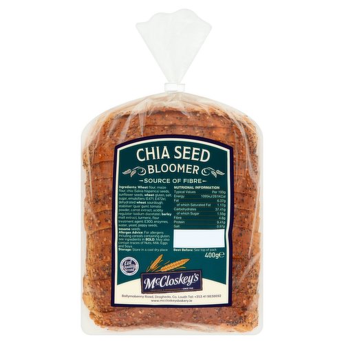 McCloskey's Chia Seed Bloomer 400g