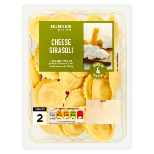 Dunnes Stores Cheese Girasoli 250g