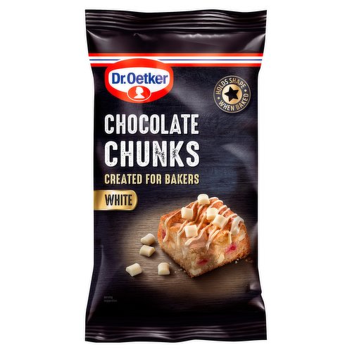 Dr. Oetker White Chocolate Chunks 100g