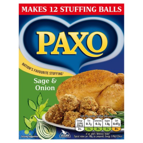 Paxo Sage & Onion 170g