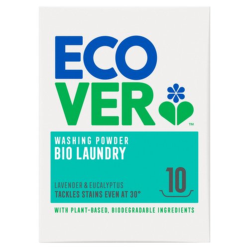 Ecover Washing Powder Bio Laundry Lavender & Eucalyptus 10 Washes 0.75kg