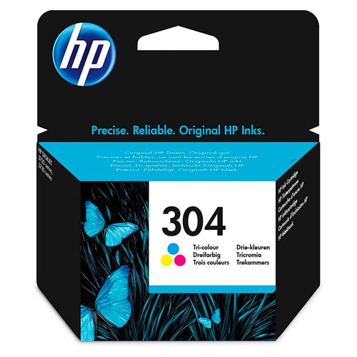 HP 304 Tri-Colour Ink Cartridges