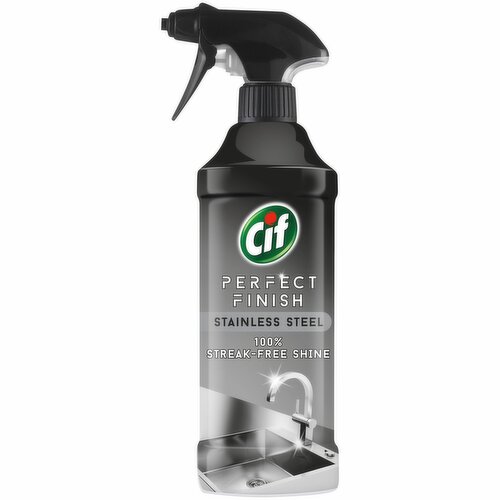 Cif Perfect Finish Specialist Cleaner Spray Stainless Steel 435 ml 