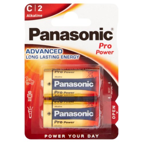 Panasonic Pro Power C Batteries Alkaline 2pk