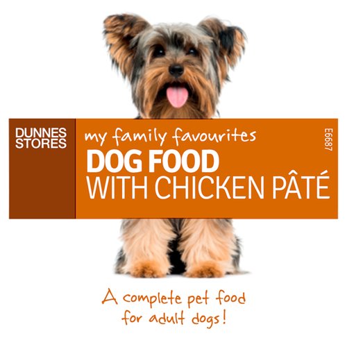 Dunnes Stores My Family Favourites Dog Food with Chicken Pâté 150g