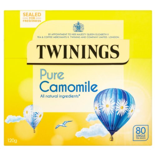 Twinings Pure Camomile 80 Single Tea Bags 120g