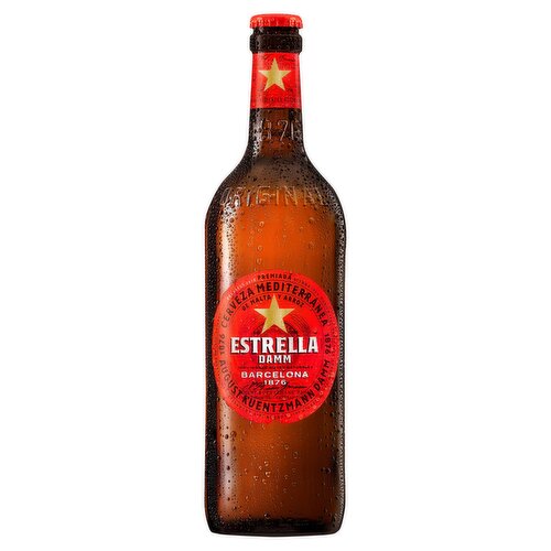 Estrella Damm Lager Beer 660ml Bottle