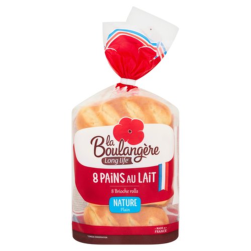 La Boulangère 8 Brioche Rolls Nature Plain 280g