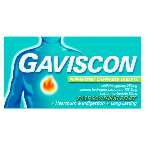 Gaviscon Peppermint Chewable Tablets 48s