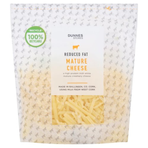 Dunnes Stores Reduced Fat Mature White Grated 200g