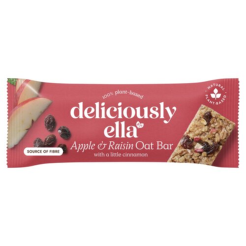 deliciously ella Apple & Raisin Oat Bar 50g