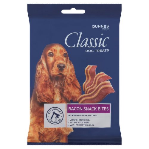 Dunnes Stores Classic Dog Treats Bacon Snack Bites 85g