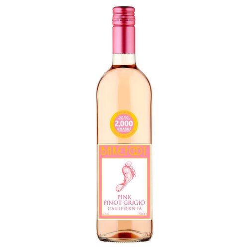 Barefoot Pink Pinot Grigio Rosé Wine 750ml