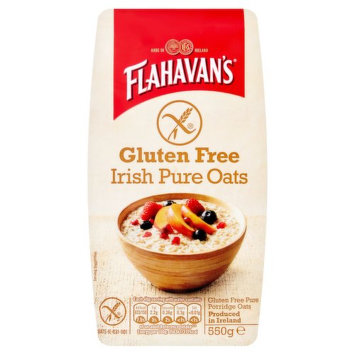 Flahavan's Gluten Free Irish Pure Oats 550g - Dunnes Stores