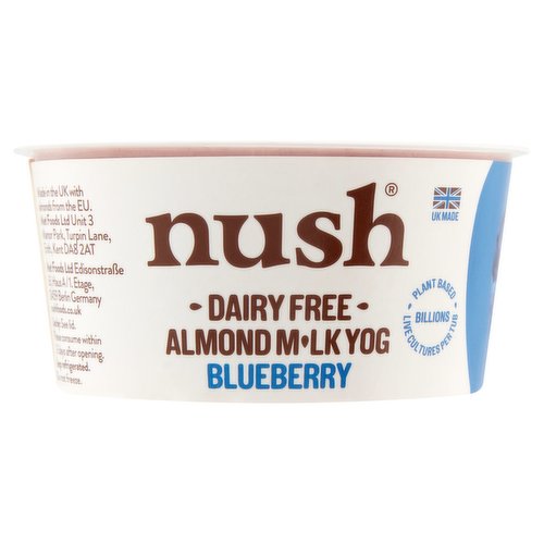 Nush Almond Milk Yog Blueberry 120g