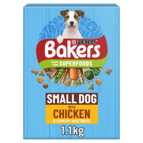 BAKERS Small Dog Chicken Dry Dog Food 1.1kg