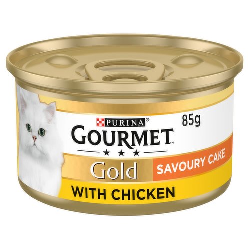 GOURMET Gold Savoury Cake Chicken Wet Cat Food 85g