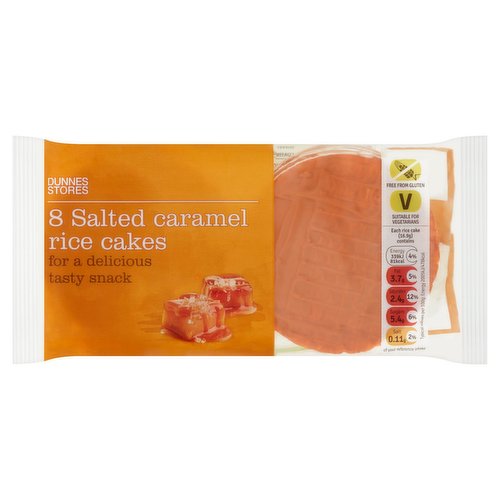 Dunnes Stores 8 Salted Caramel Rice Cakes 135g