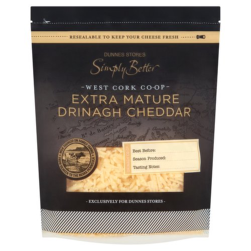 Dunnes Stores Simply Better Extra Mature Drinagh Cheddar 200g