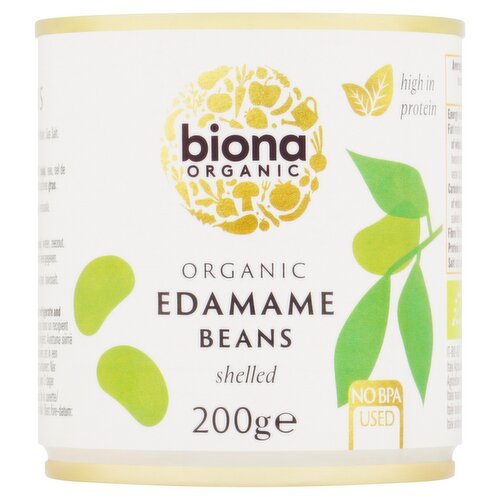 Biona Organic Edamame Beans Shelled 200g