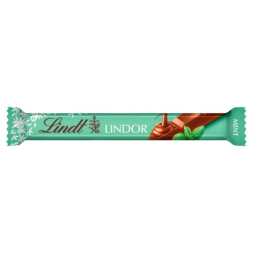 Lindt Lindor Mint Milk Chocolate Treat Bar 38g