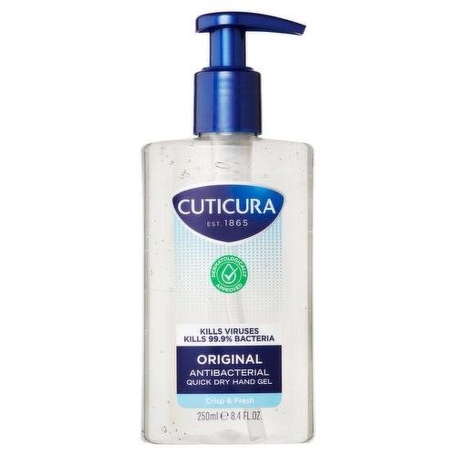 Cuticura Original Crisp & Fresh Anti Bacterial Hand Gel 250ml