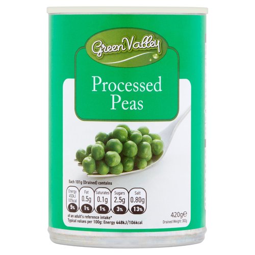 Green Valley Processed Peas 420g