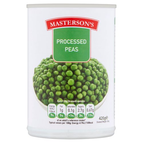 Masterson's Processed Peas 420g