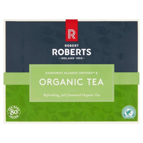 Robert Roberts Organic Tea 80 Tea Bags 250g Dunnes Stores 8303