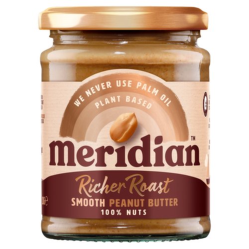 Meridian Richer Roast Smooth Peanut Butter 280g