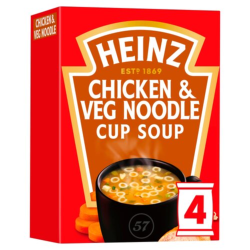 Heinz Chicken & Veg Noodle Cup Soup 4 x 18g (72g)