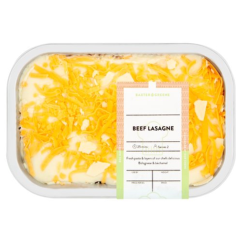 Baxter & Greene Beef Lasagne 800g