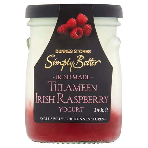 Dunnes Stores Simply Better Irish Made Tulameen Irish Raspberry Yogurt 140g