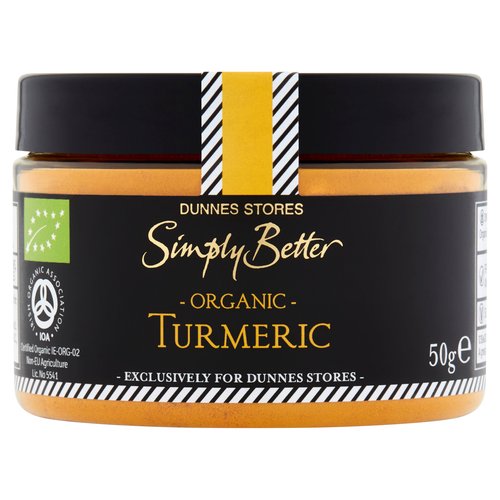 Dunnes Stores Simply Better Organic Turmeric 50g