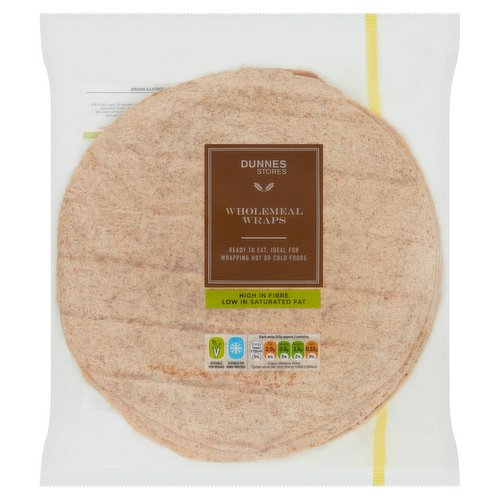 Dunnes Stores Wholemeal Wraps 370g