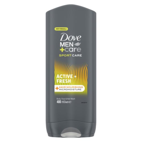 Dove Men+Care  3-in-1 Hair, Body and Face Wash Hydrating Sport Active+Fresh 400 ml 