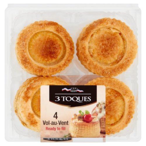 3 Toques 4 Vol-au-Vent 128g