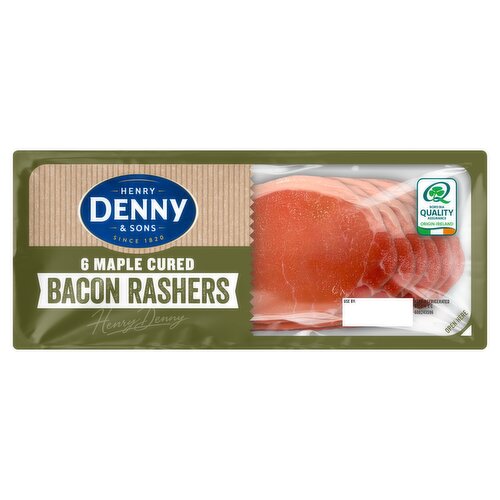 Henry Denny & Sons 6 Signature Cure Maple Cured Rashers 200g