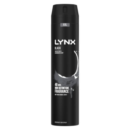 Lynx  Aerosol Bodyspray XXL Black 250 ml 