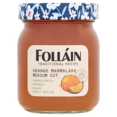 Folláin Traditional Recipe Orange Marmalade Medium Cut 370g