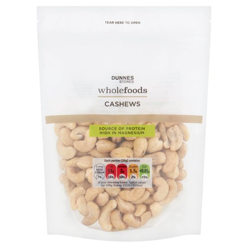 Dunnes Stores Wholefoods Cashews 200g